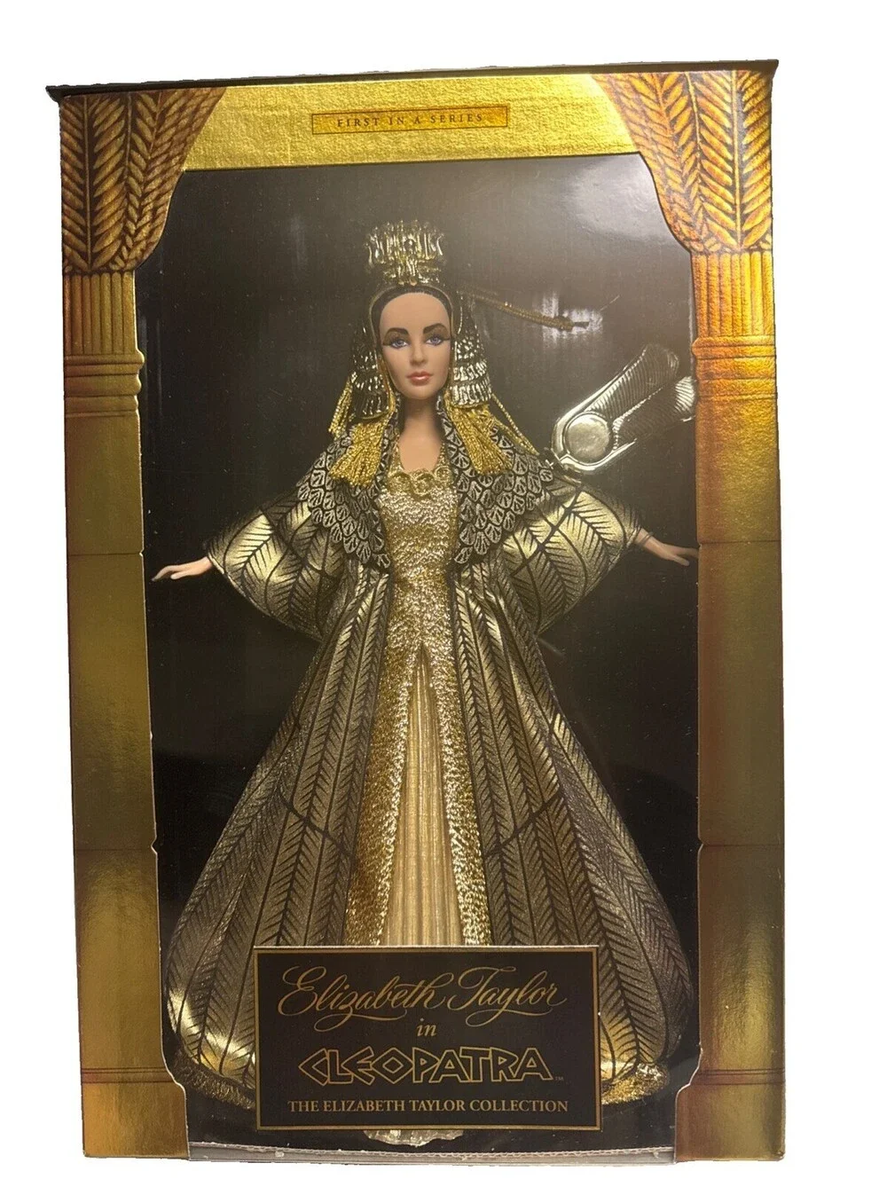 Elizabeth Taylor In Cleopatra First In A Series 1999 New Mattel 23595 NRFB